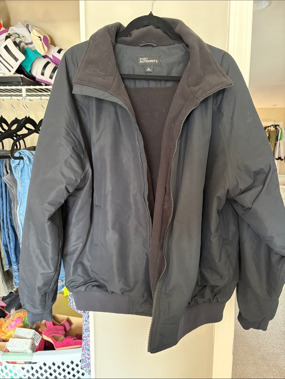 Port Authority Black Men's Bomber Jacket